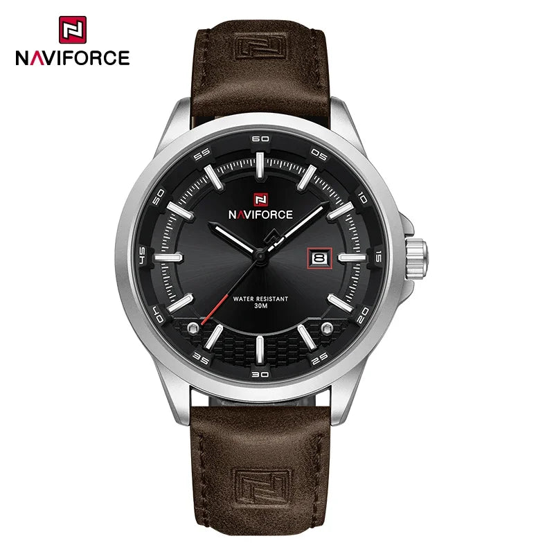 NAVIFORCE Relógio Masculino Quartzo Luxo de Alta Qualidade