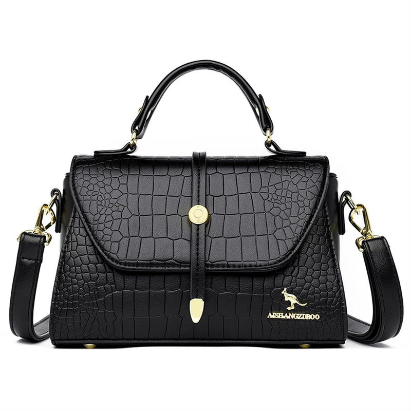 Bolsa feminino de couro Crocodilo de luxo