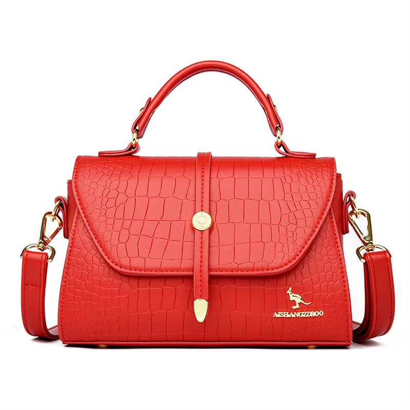 Bolsa feminino de couro Crocodilo de luxo