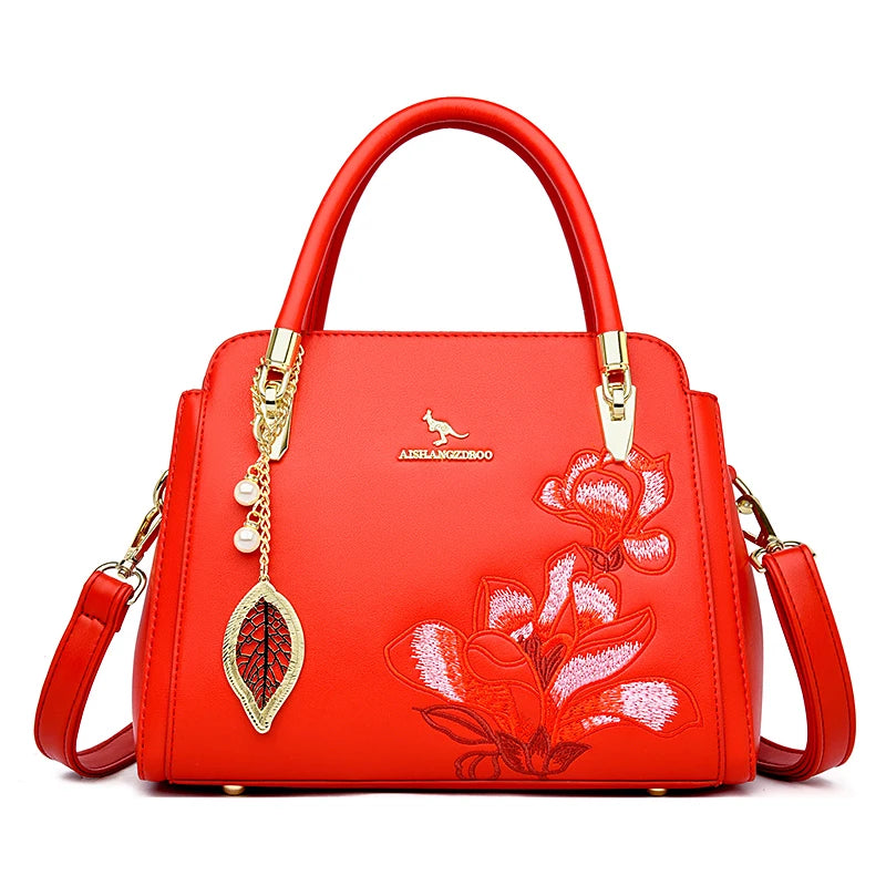 Bolsa feminino de luxo Estilo Chinês Bordado