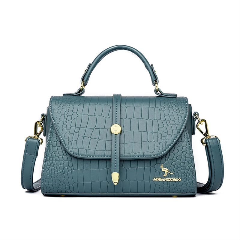 Bolsa feminino de couro Crocodilo de luxo