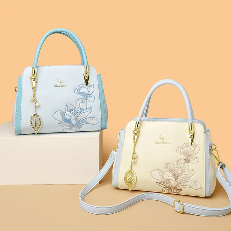 Bolsa feminino de luxo Estilo Chinês Bordado