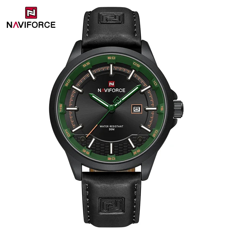 NAVIFORCE Relógio Masculino Quartzo Luxo de Alta Qualidade