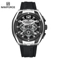 NAVIFORCE Relógio Masculino Quartzo Cronógrafo Data Automática Luminoso