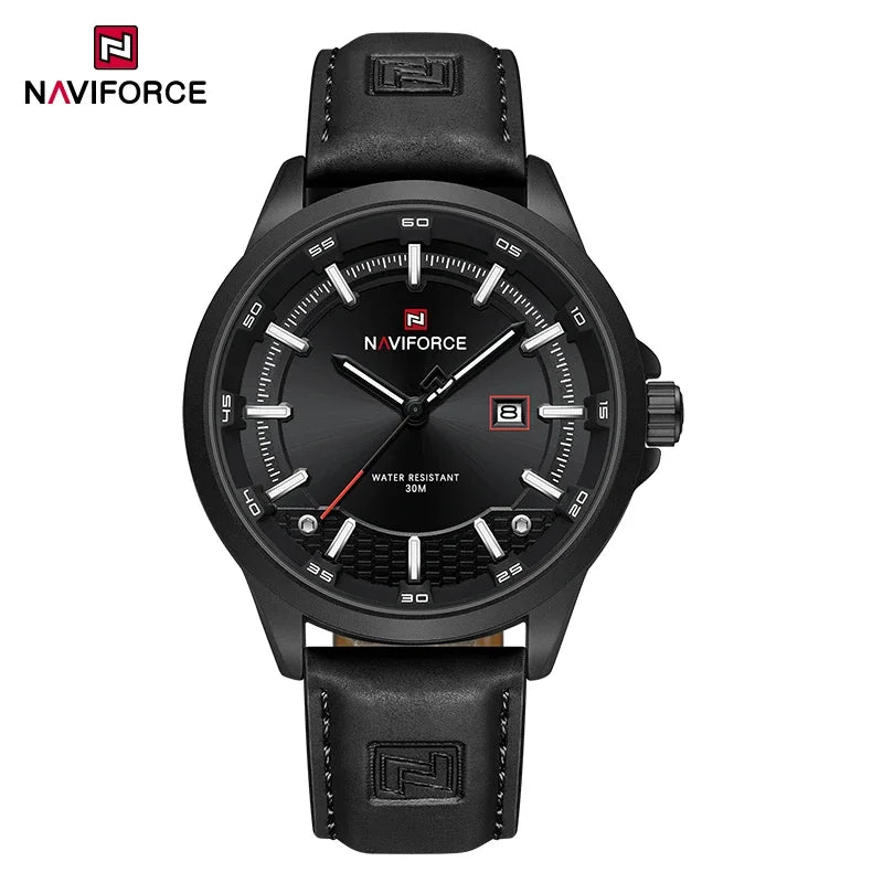 NAVIFORCE Relógio Masculino Quartzo Luxo de Alta Qualidade